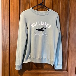 Hollister sage, green crewneck